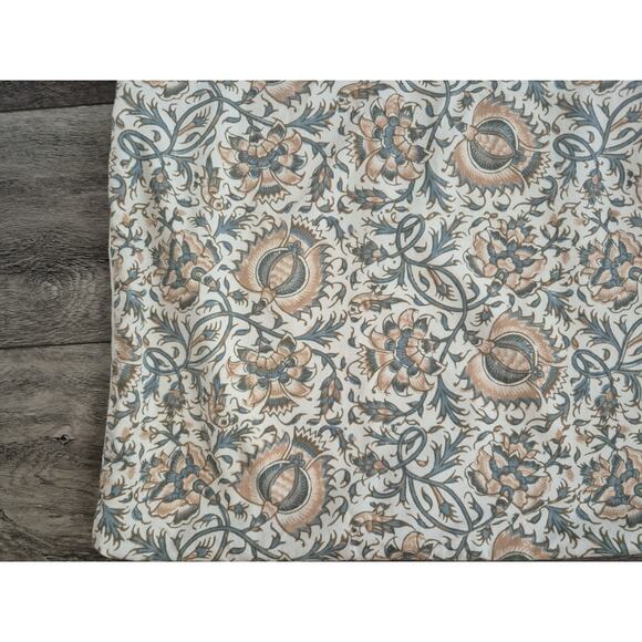 Sold! Pottery Barn Selena Kalamkari Cotton Euro Pillow Shams 26inx26in Set of 2 - Picture 3 of 8